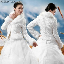 Vestes de mariage en fausse fourrure à manches longues, accessoires de mariage, manteaux chauds d'hiver, manteau de mariée