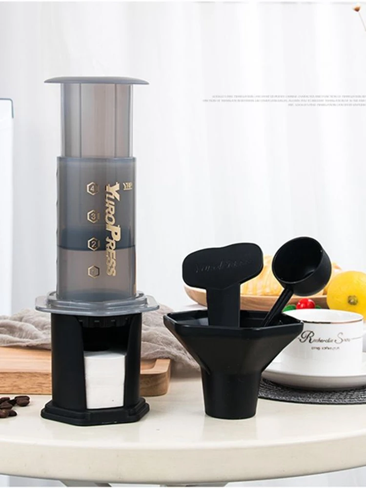 Draagbare Yuropress Franse Pers Barista Espresso Koffiezetapparaat Machinefilter herbruikbare druppelaar Accessoires