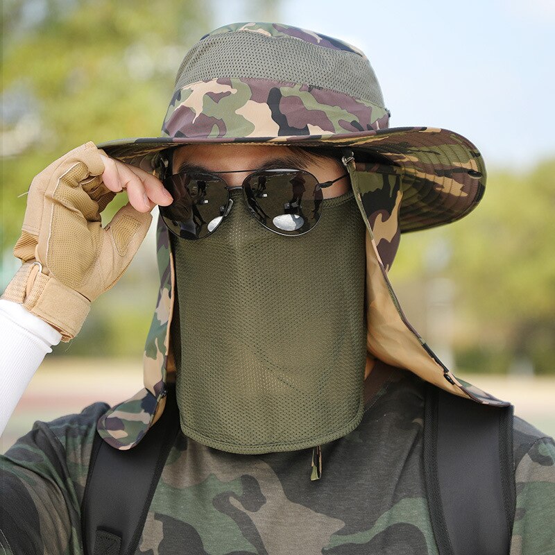 Mode Visser Hoed Heren Zomer Zonnehoed Zonnehoed Emmer Hoed Outdoor Ademend Mannelijke Vissen Hoed Gorras