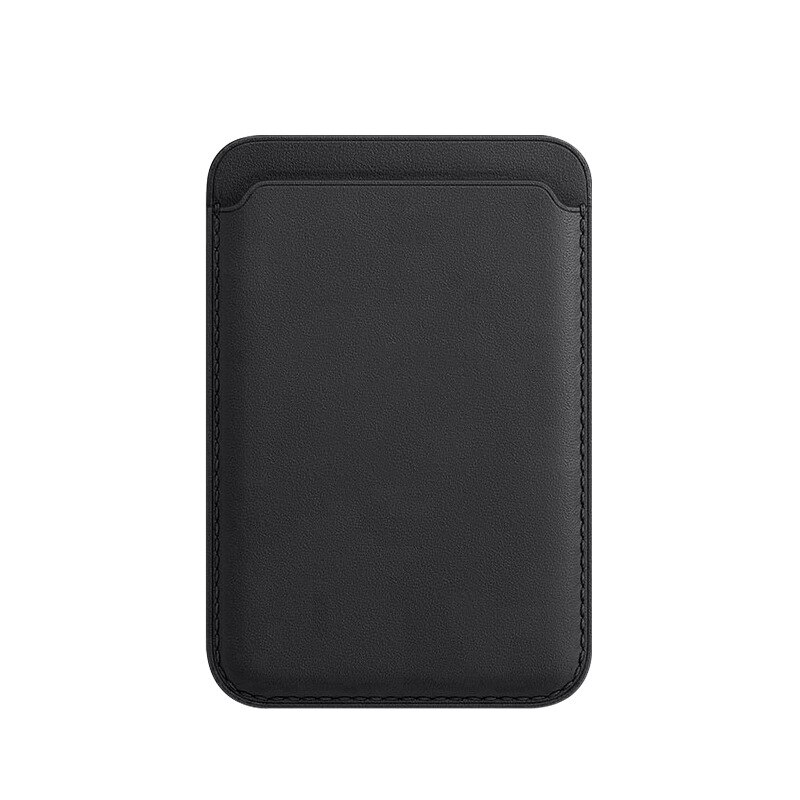 Mobile Phone PU Leather Card Case Strong Magnetic Card Holder for Cell Phone ENA88: Black