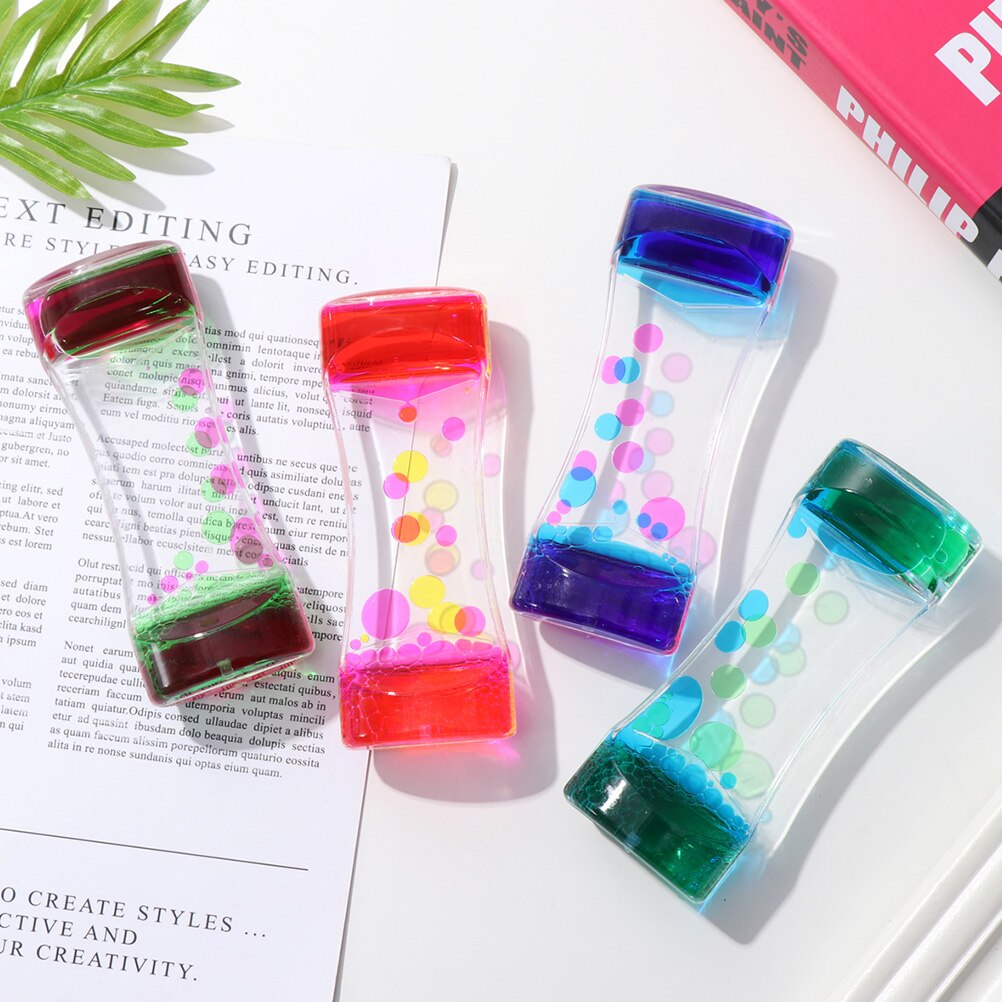 Liquid Motion Sandglass Timer Novelty Liquid Motion Bubbler for Children
