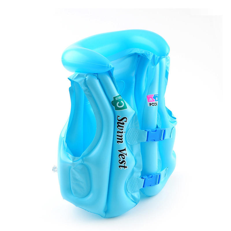 Balleenshiny Summe Kids Inflatable Swimming Life Jacket Buoyancy Safety Jackets Boating Drifting Lifesaving Vest Life Waistcoat