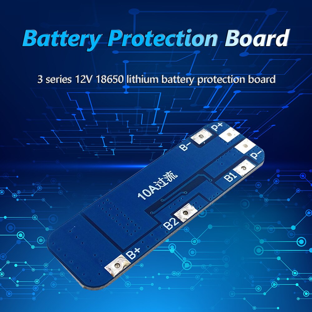 18650 Lithium Battery Protection Board Protective Short Circuit Module Overcharge Over Discharge Over-Current Protector