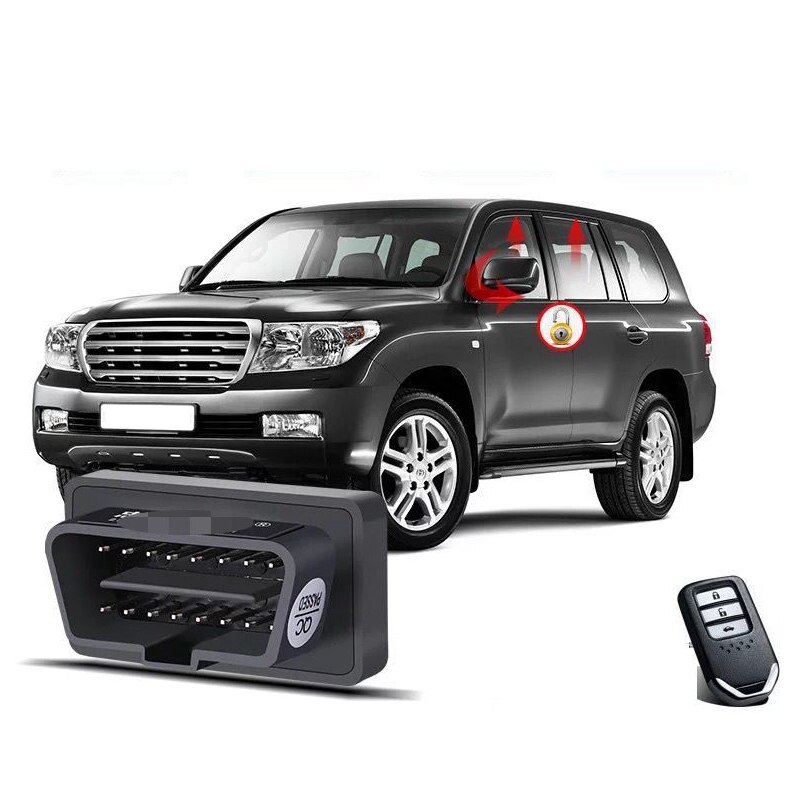 Obd Module Window Closer+ Mirror Auto Fold+ Speed Lock For Toyota Land Cruiser 200 Lc 200 Fj200