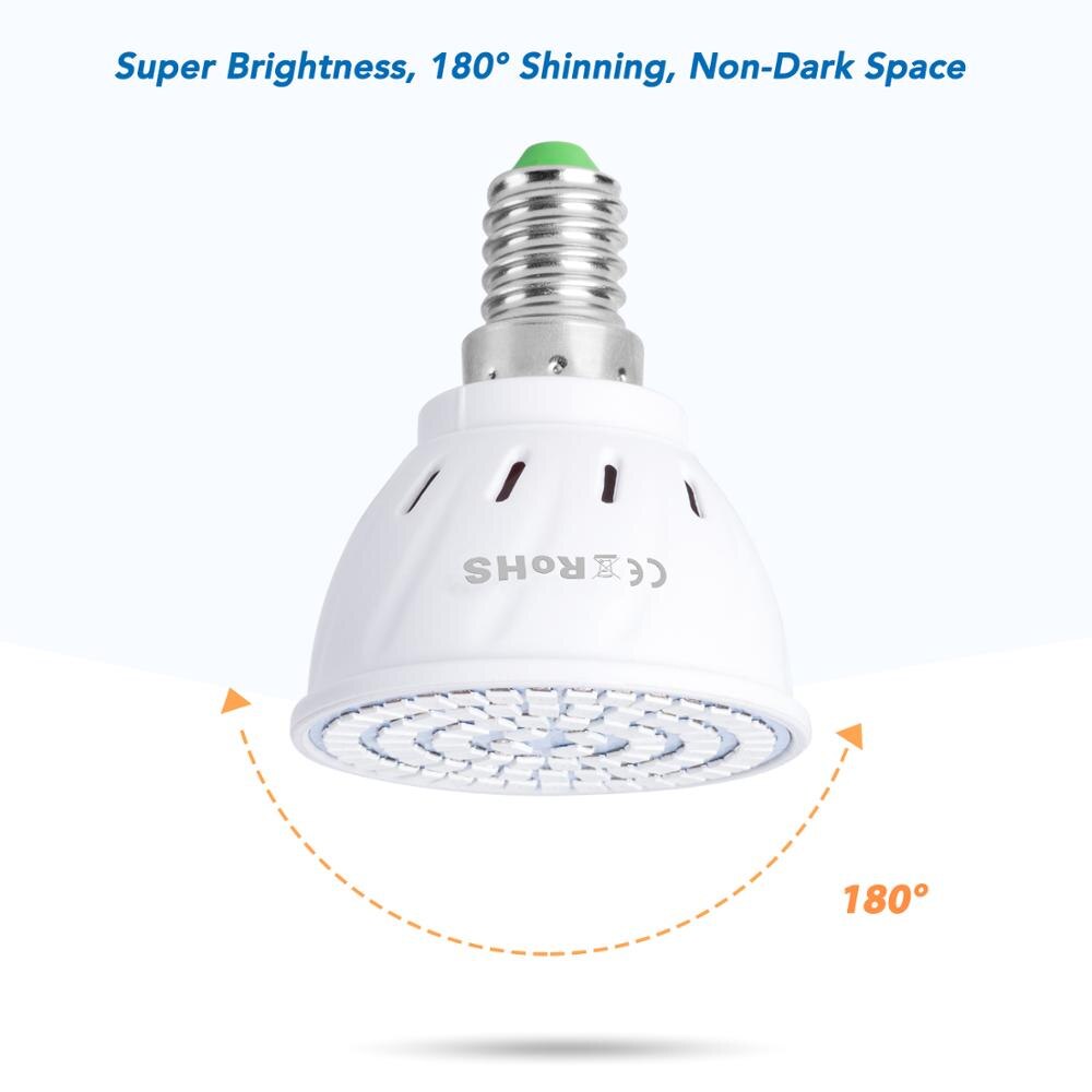 E27 Grow Light Full Spectrum Led B22 Growing Lamp for plants E14 Seeds Flower Led Bulb GU10 Phytolamp Led Aquarium Lighting MR16