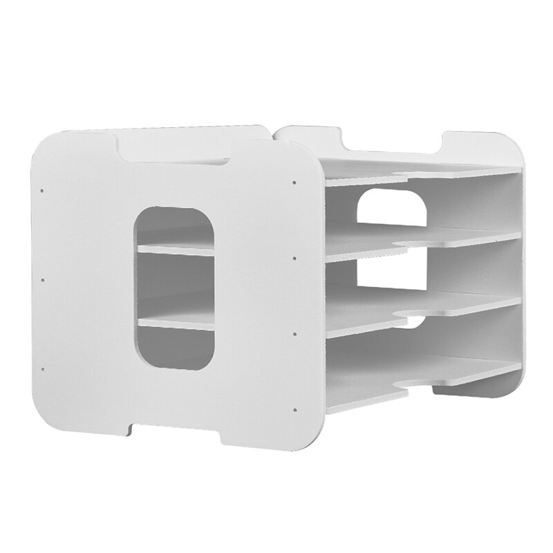 Office Desktop Accessories Organizer Desk File Organizer with 3 Paper Trays for Desktop File Shelf Storage