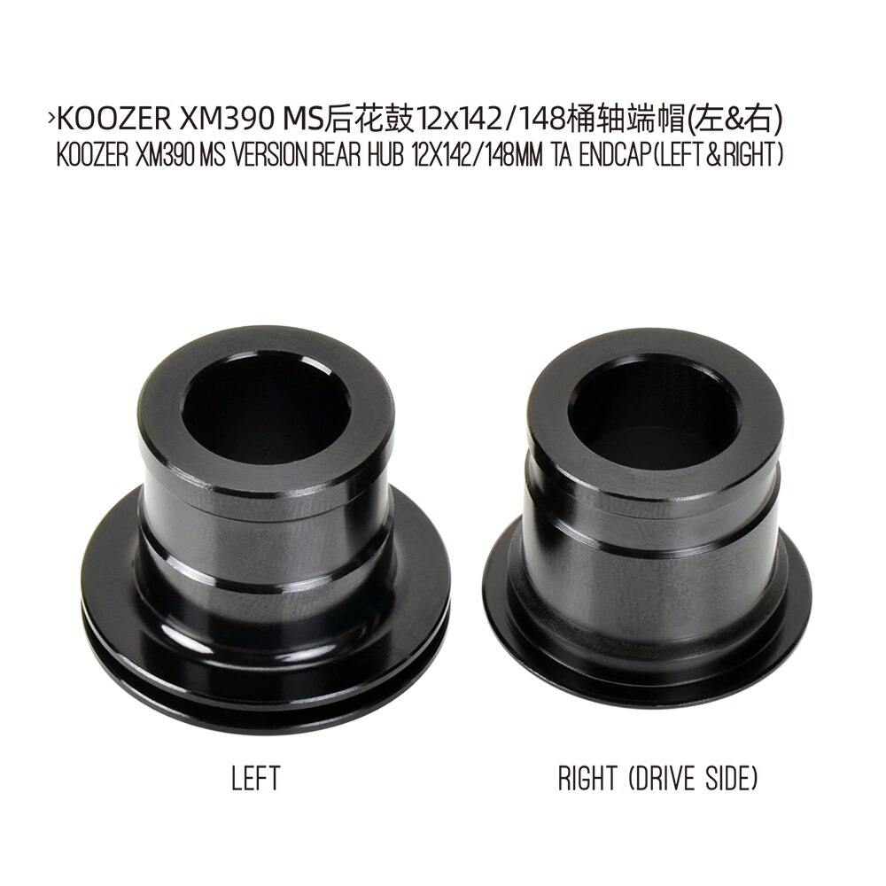 Koozer MTB Hub Tool-free Endcap For XM390 Repair Parts 9x100 QR 10x135mm 15x100 TA 12x142 141 12x148 Boost THR Converter Adapter: Rear MS TA pair