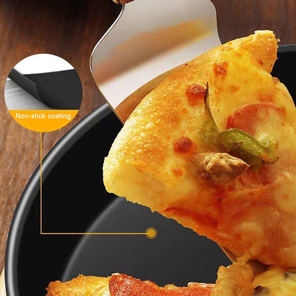 5/7/8/9/12 Inch Non-Stick Pizza Pan Bakeware Carbon Steel Pizza Plate Round Deep Dish Pizza Pan Tray Mold Mould Baking Tools