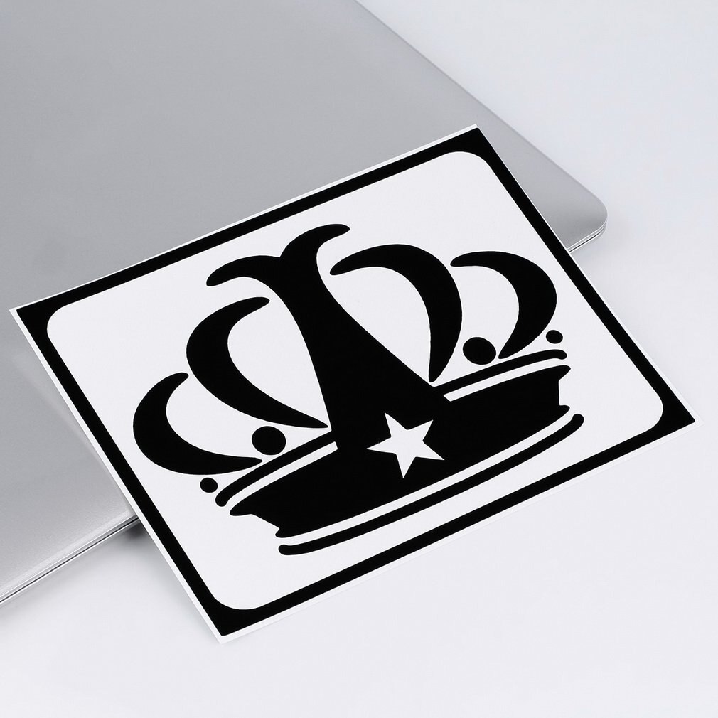 Crown Vinyl Decal Sticker for Apple Macbook 13.3" 15.4" Laptop Skin Cover