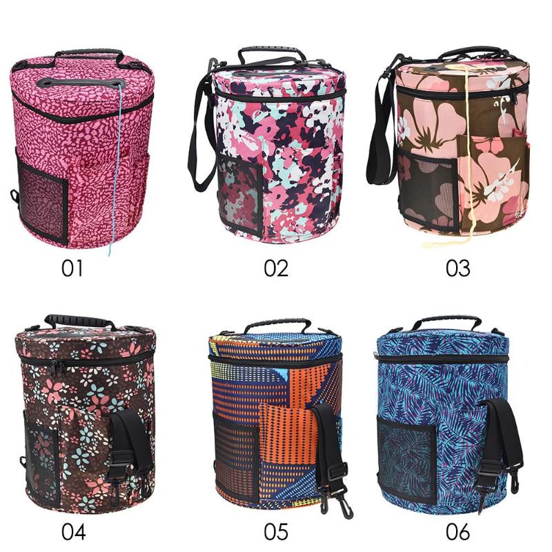 1Pcs Knitting Bag Home Daily Storage Bag Wool Yarn Crochet Sewing Needle Handbag Weaving Tool Tote Yarn Storage Portable
