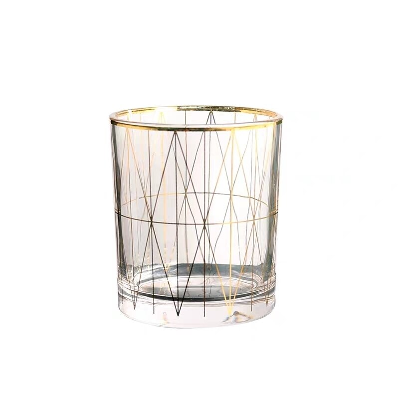 Glass Makeup Brushes Holder Make up Organizer Table Cosmetic Brush Bottle Jewelry Storage Box Ornaments Tray