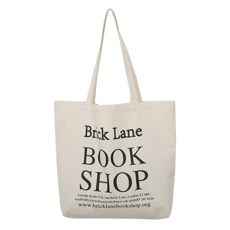 Vrouwen Canvas Boodschappentas Eenvoudige Boeken Tas Meisjes Katoenen Doek Schoudertassen Eco Handtas Dames Grote Kruidenier Shopper Tote