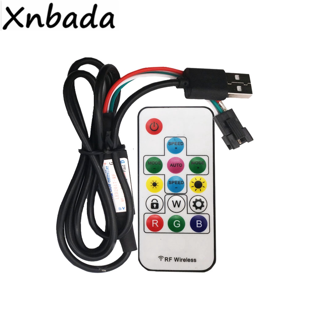 USB 14 Tasten Fernbedienung RGB Led Controller Für WS2811 WS2812B RGB Digital Led-Pixel-Streifen Band Beleuchtung DC5-24V