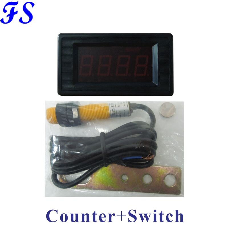 Yb5135c led digitale tellere elektriske tellere måleinstrumenter teller magnetisk kontrollert bryter 0.56 '' strøm volt  dc5v
