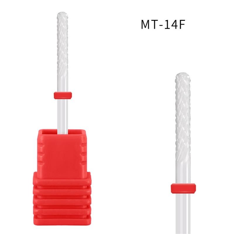 1 stk keramisk neglebor til elektriske manicure boremaskiner maskine neglefile buffere polerhoved nail art udstyr tilbehør: 14