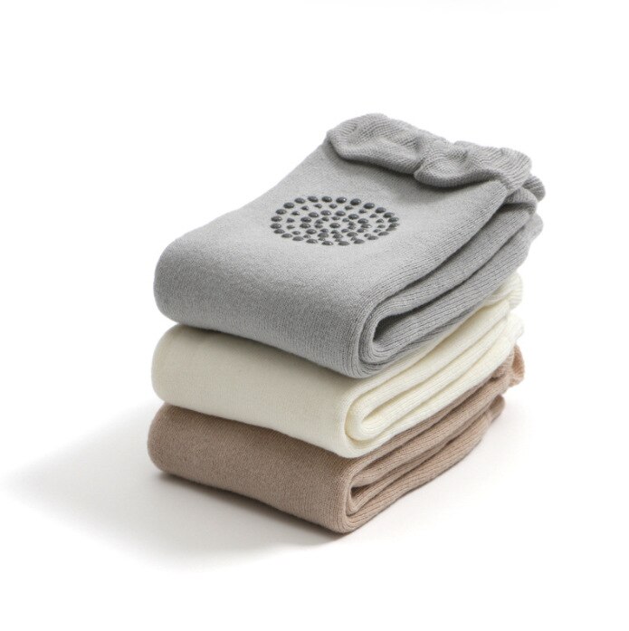 1 paar Weiche Baumwolle Baby Bein Wärmer Jungen Anti-Slip Kind Knie Pad Warme Handtuch Baby Mädchen Sock Infant sicherheit Krabbeln Elbow Protector