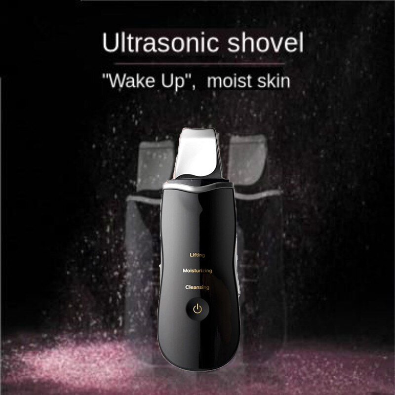 Limpiador ultrasónico eléctrico de la piel belleza lavadora máquina para limpiar el rostro pala máquina de la piel Limpieza de poros puntos negros