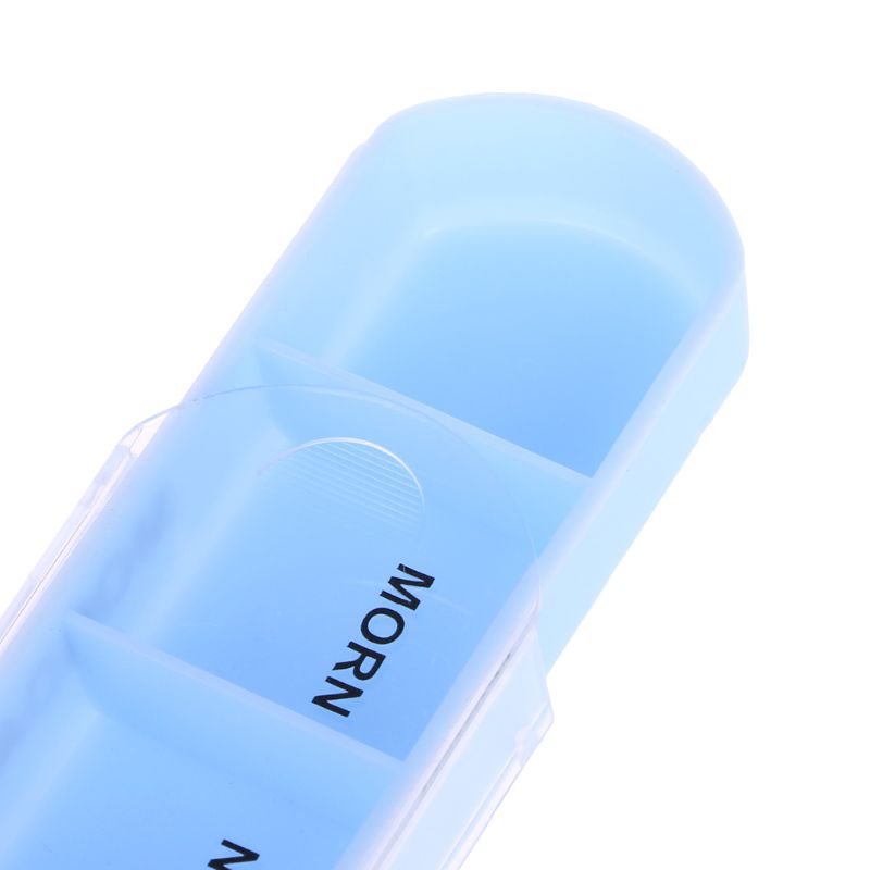 7 DAY WEEKLY Pill Organiser STACKING TOWER Large 4 Daily Compartments Tablet Box