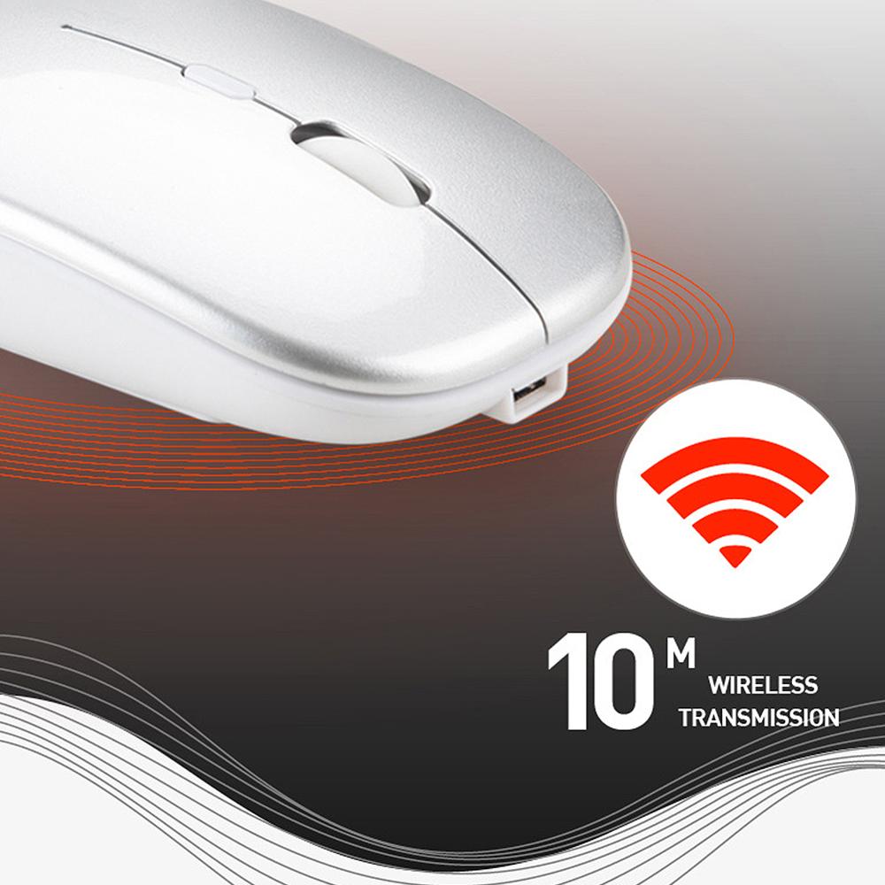 1600Dpi Wireless Mouse 2.4G Classic Rechargeable Mice Ultra-Thin Silent Mouse Mute For Laptop PC Office Notebook