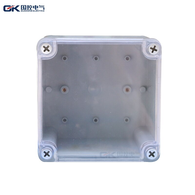  Plastic Ip65 Outdoor PC Waterproof Electrical Junction Boxes With Transparent Cover--AT Series: AT  125x125x75mm