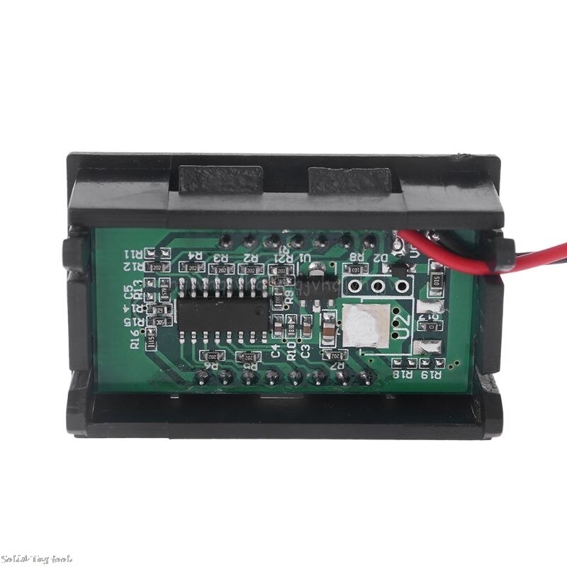 Indicador de nivel de carga de batería de plomo y ácido de coche, medidor de capacidad de batería de litio, voltímetro LED, pantalla Dual, 12V