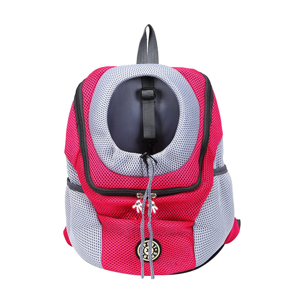 Tragbare Haustier Hund Träger Tasche Atmungsaktiv Oxford Tuch Kopf aus Vorderseite Haustier Träger Tasche Rucksack Breiten Trägern Haustier Rucksack