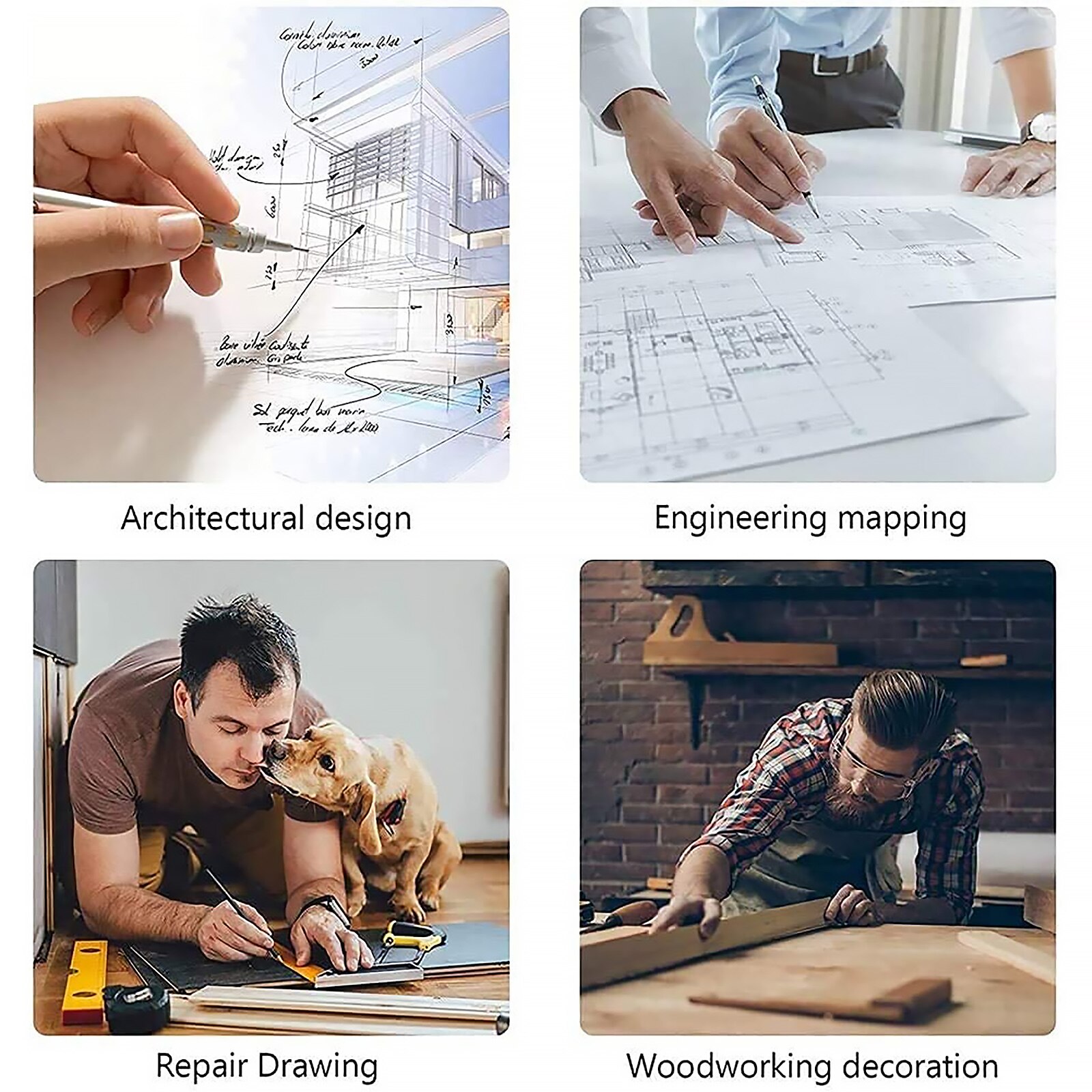 Stainless Steel Protractor 0-180 Degrees Solid Protractor 14.5cm Universal Ruler for Engineering Craft Construction Tool