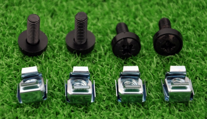 M6 screws (screw+washer+cage nut) Cabinet rack mounting fixing screws