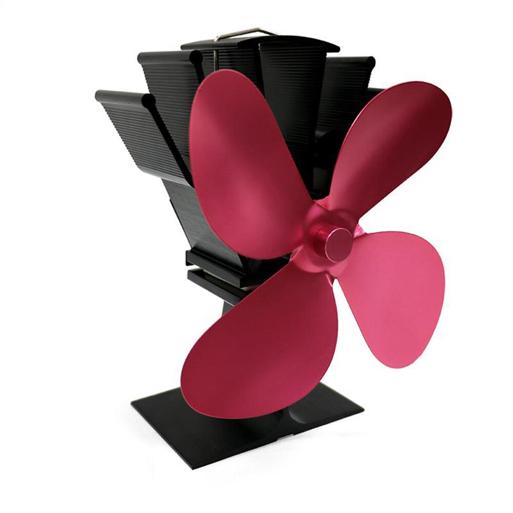 4-- bladige kachels met warmte-aangedreven ventilator, open haard, houtkachel, efficiënte warmteverdeling, ventilator, 8 kleuren optioneel