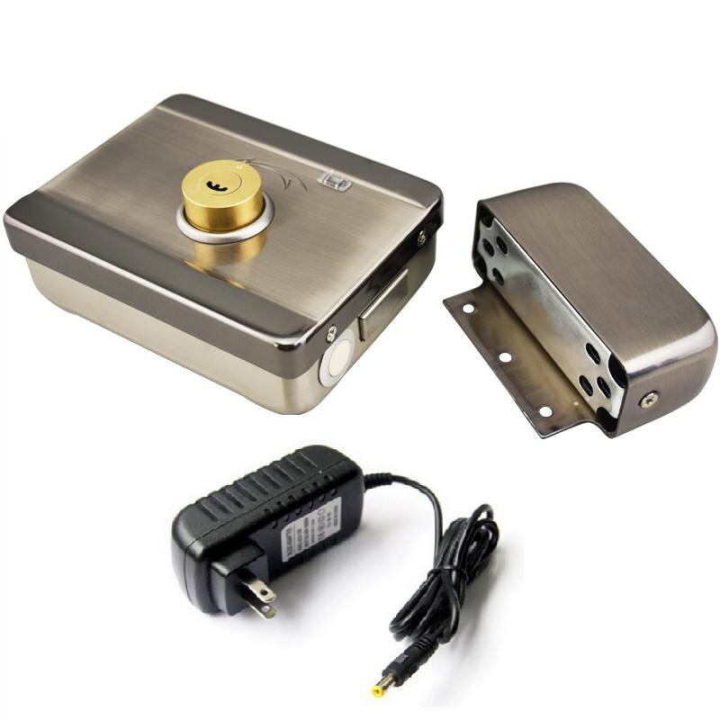 Intelligent silent lock mute electric motor electronic lock for access control: Silver