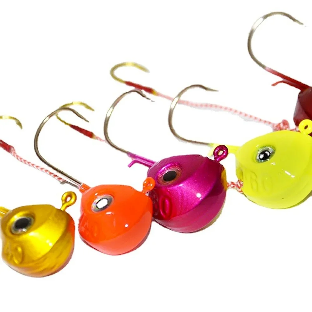 WHYY-tenya pesca en el mar señuelo de Pesca con cabeza de plomo, cebos con anzuelo afilado, accesorios de equipo de Pesca de agua salada, Tenya, Madai Jig Kabura, 40g-140g