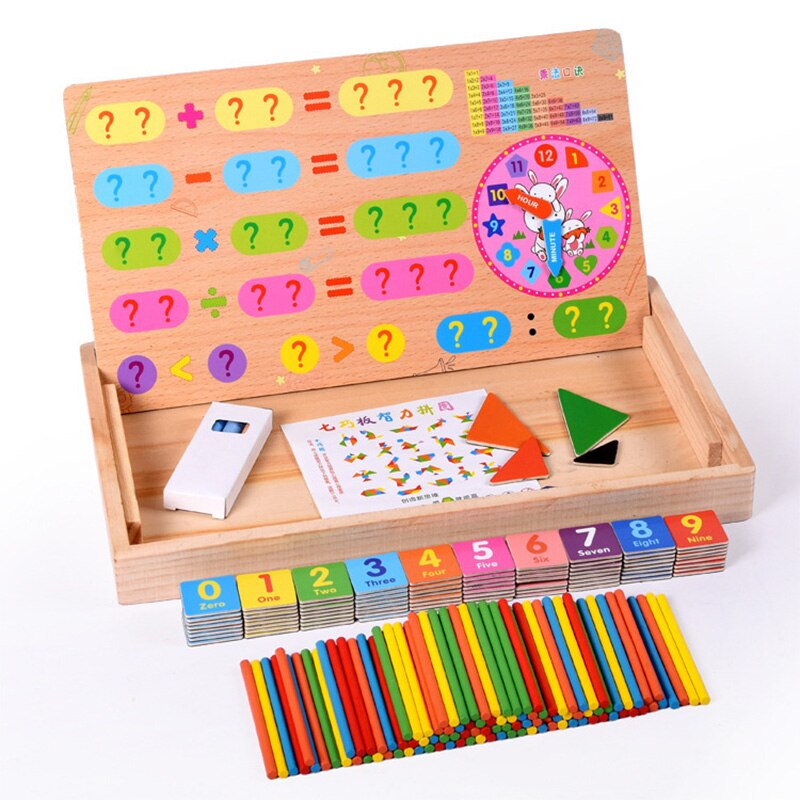 DOYOQI Educational Math Puzzle Box - Magnetic Digital Arithmetic Learning Toy for Kids > 6 Years