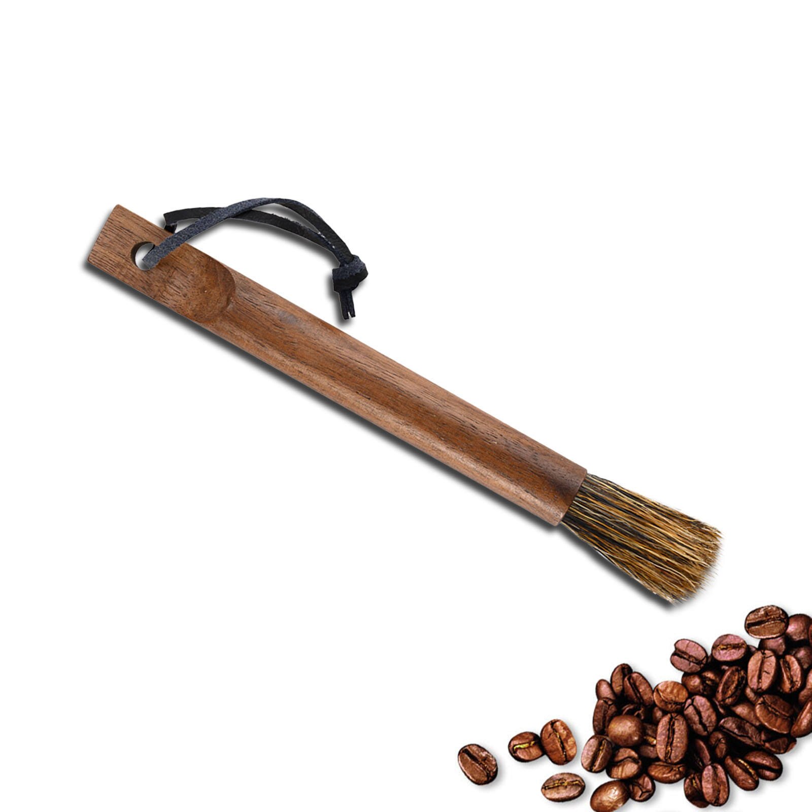 Coffee Grinder Cleaning Brush with Wood Handle, Easy to Clean
