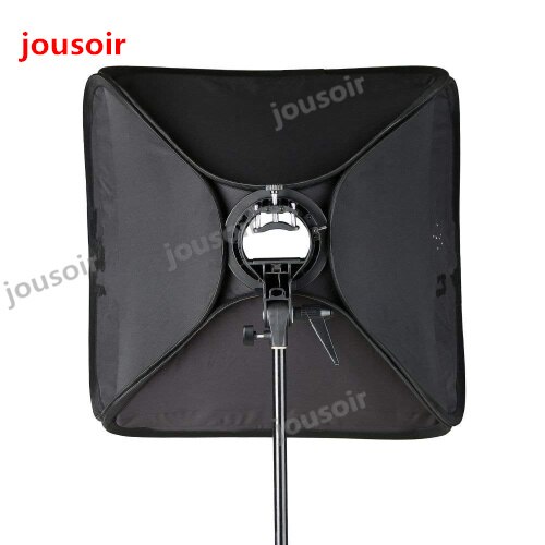 Godox 60 x 60cm foldbart softbox sæt med s type beslag stabilt bowens flash beslag montering til kamera blitz  cd50