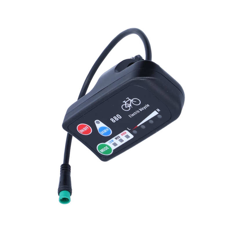 Elektrische Fiets Display Meter Elektrische Fiets Voor Kt‑ LED880 Display E‑bike 36V 48V Display Meter E‑bike Accessoires