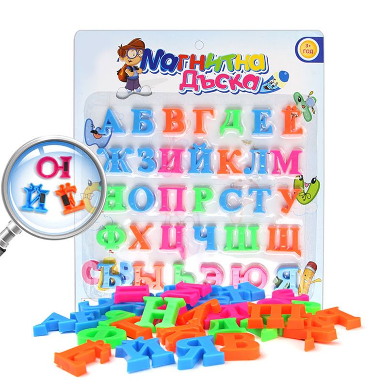 Kids Baby Educatief Speelgoed Leren Russische Taal Letters Alfabetten Cijfers Magneet Kinderschool Kinderen Speelgoed