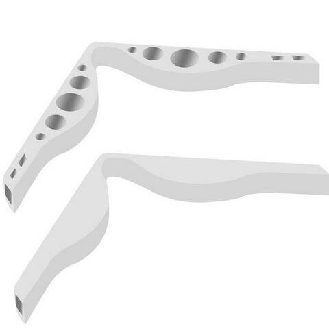 5/3/1Stck 3D wiederverwendbar Silikon Nase Brücke Silikon Halterung Gläser Unterstützung Atmungsaktiv Für Erwachsene Maske: 1Stck Weiß