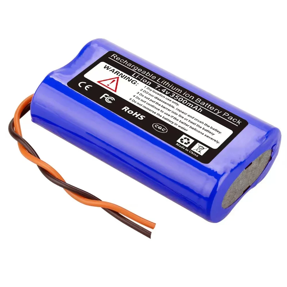 Akumulator litowo-jonowy 18650 7,4 V 3500 mAh z płytką zabezpieczającą PCB