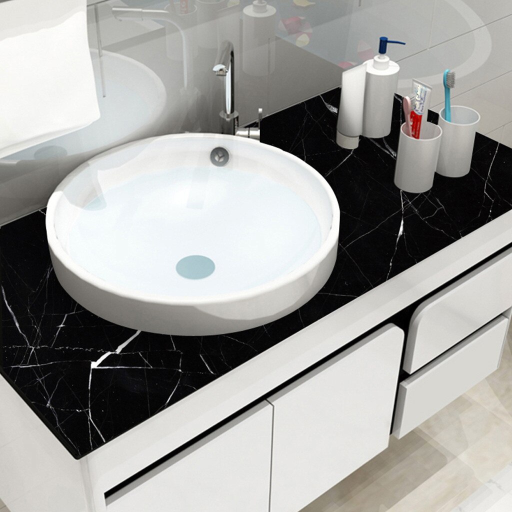 Effect Counter Top Contact Paper Vinyl Self Adhesive Decor Wallpaper wall sticker For Bathroom Livingroom European Wallpaper