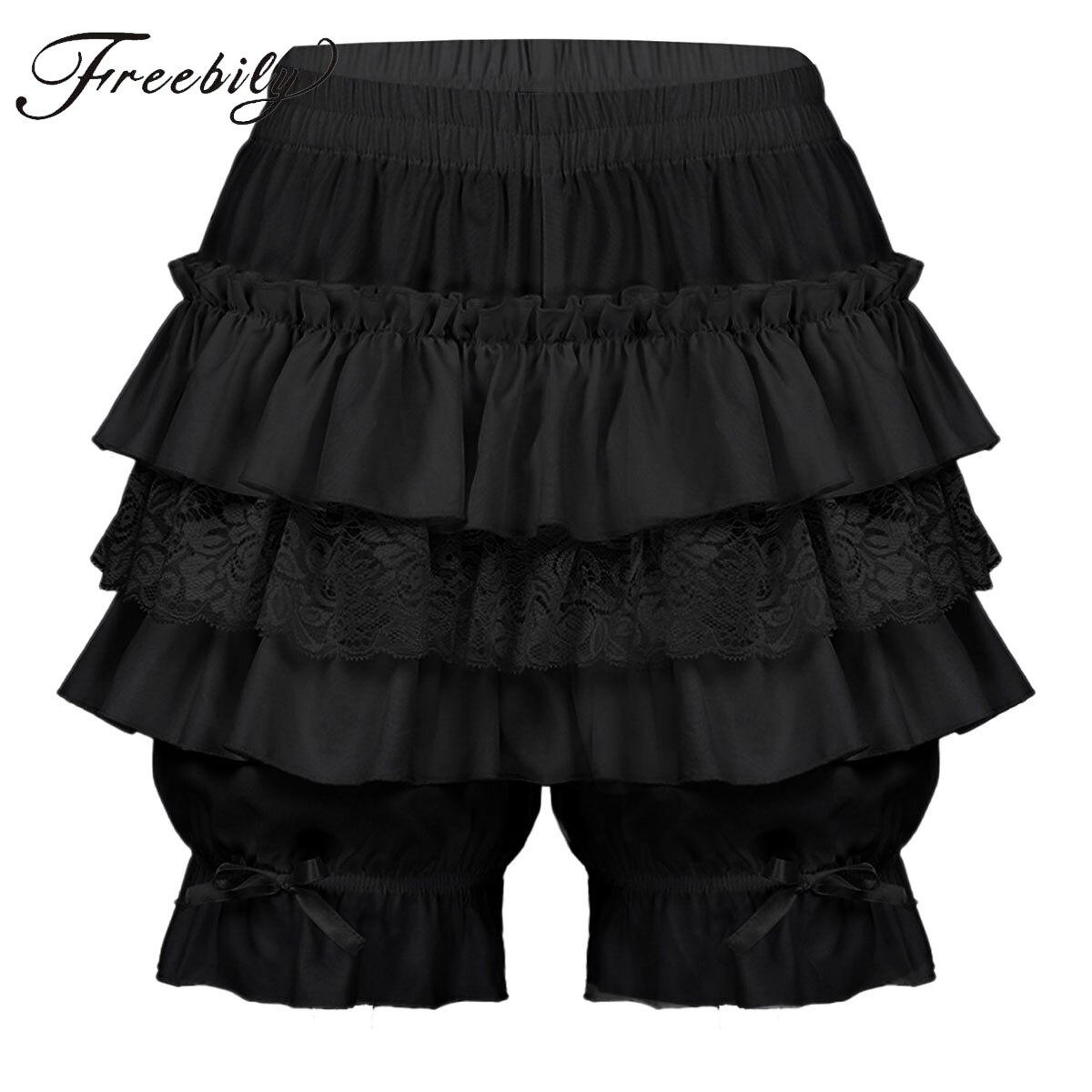 Kobiety dziewczęta Lolita potargane spodenki bawełniane koronkowe wiktoriańskie dynie spodeńki kobiece nastolatki nastolatki śliczne krótkie spodnie bezpieczeństwa