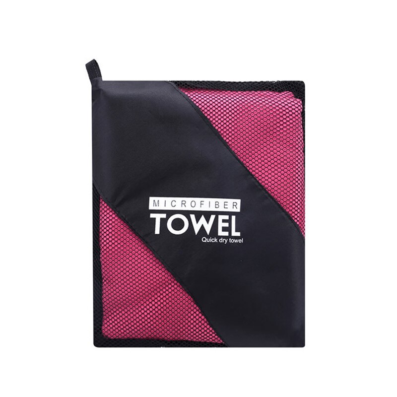 Quick Drying Microfiber Towels for Sports Travel Ultra Soft Absorbent Fast Drying Towel Gym Training Outdoor Travel: Pink