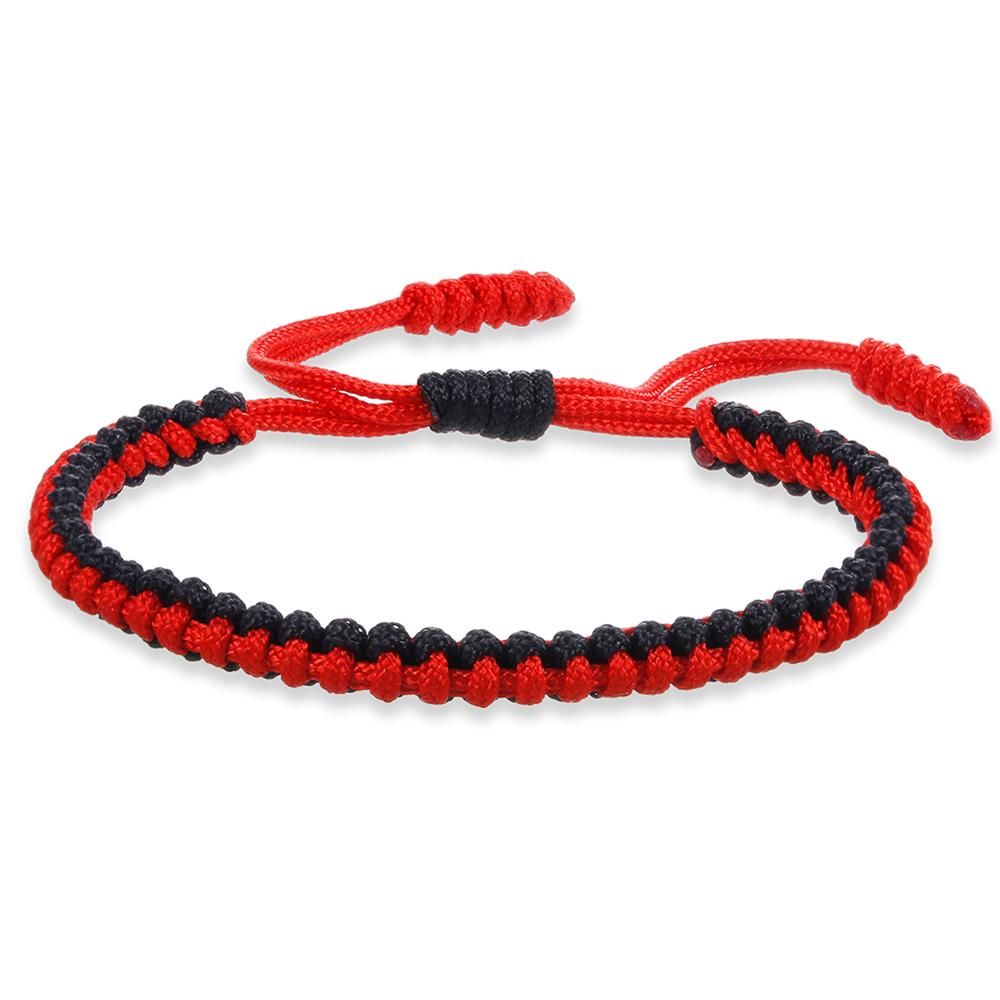 Black Red String Braided Couple Bracelet Woven Knots Lucky Rope Bracelets Bangles Men Women Anniversary Jewelry Lover: Style 9