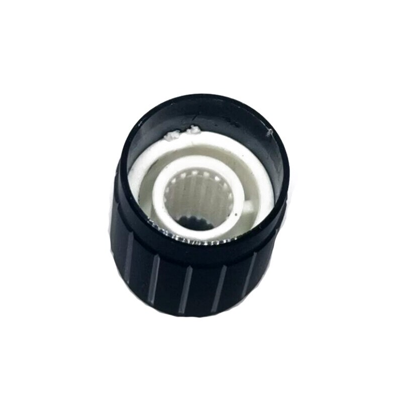 5 stk svart sølv gylden aluminiumslegering bryterhetter potensiometer knotter koder bryter plomme aksel d akse halv aksel 15 x 17mm