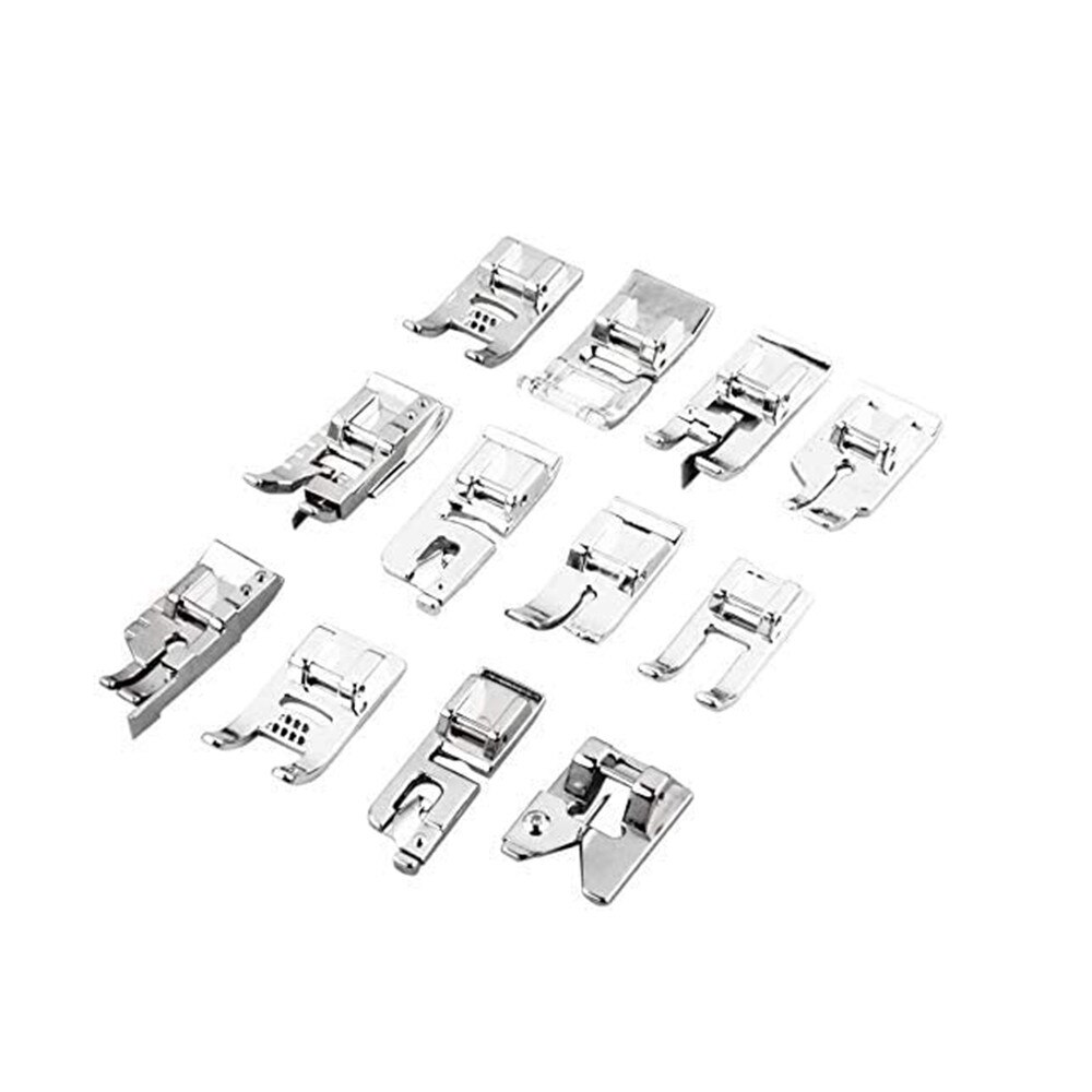 11-82pcs Sewing Machine Accessories Foot Presser Household Press Feet Set for Rolled Industrial Sewing Machine
