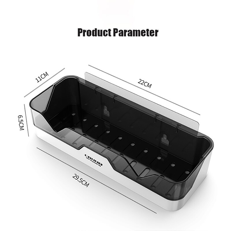GESEW Shampoo Dusche Lagerung Regale Für Bad Und Küche Punch-freies Lagerung Organizer Badezimmer Zubehör Set