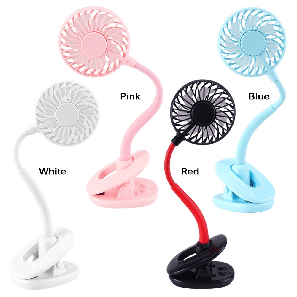 Mini Aromatherapy Clip Fan USB Rechargeable Portable Electric Ventilator