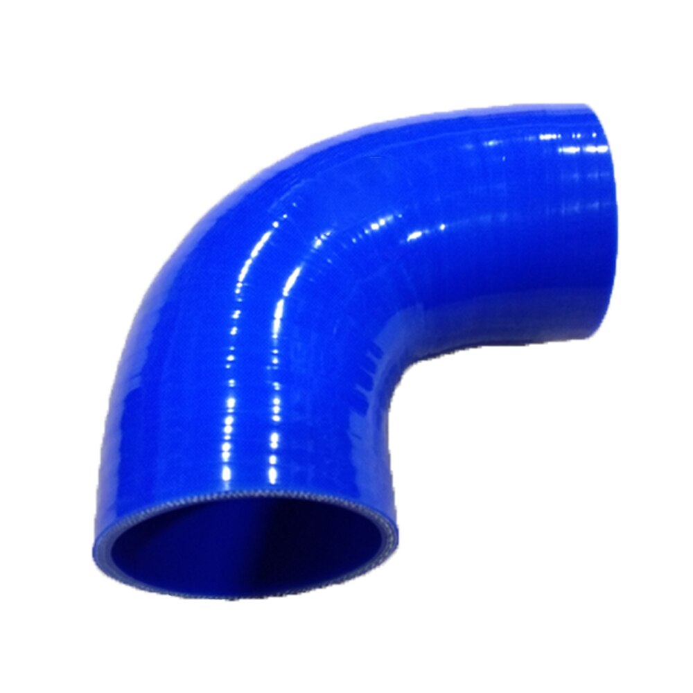 51mm à 57mm/60mm/63mm/70mm/76mm Silicone coude à 90 degrés réduire le tuyau bleu