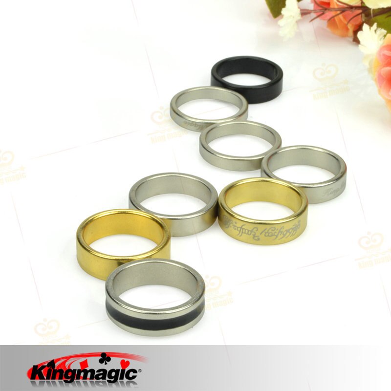 1 stuks magische ringen goudkleurige pk ring sterke magnetische ringen goocheltrucs 18mm 19mm 20mm 21mm pk ringen