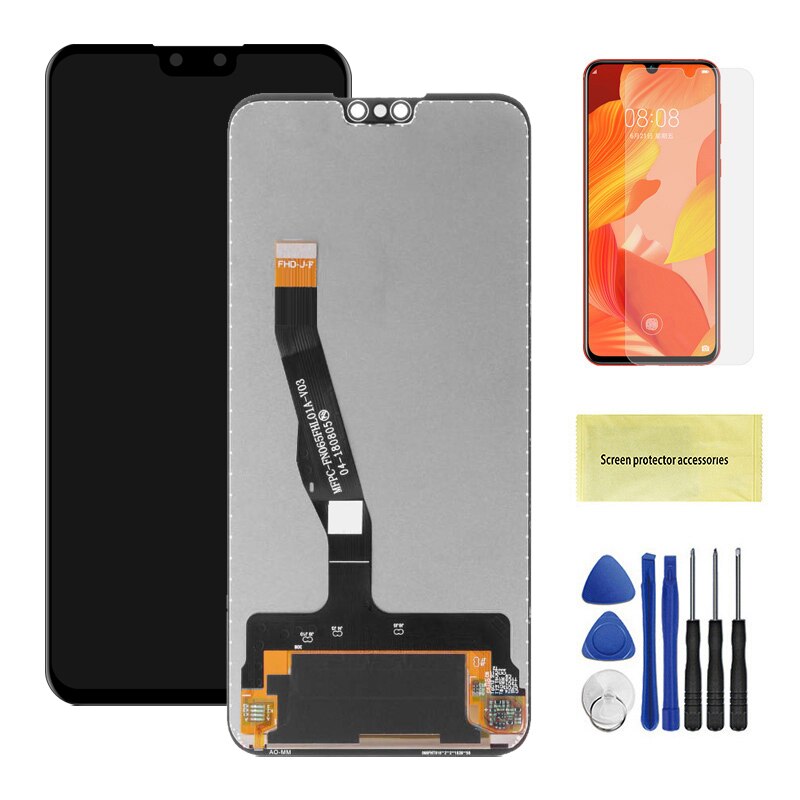 Schermo originale Per Huawei Y9 2019 Display LCD Touch Screen Digitizer Assembly di Ricambio Per Huawei Godere 9 Più JKM-LX1 JKM-LX2: Black No Frame