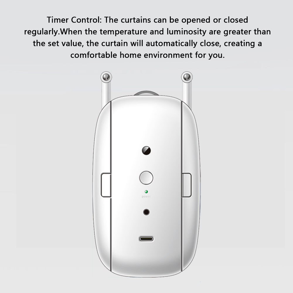 Tuya Smart Gordijn Motor Bt Voice Control Elektrische Gordijn Robot Motor App Controle Timer Setup Compatibel Met Alexa Google Thuis